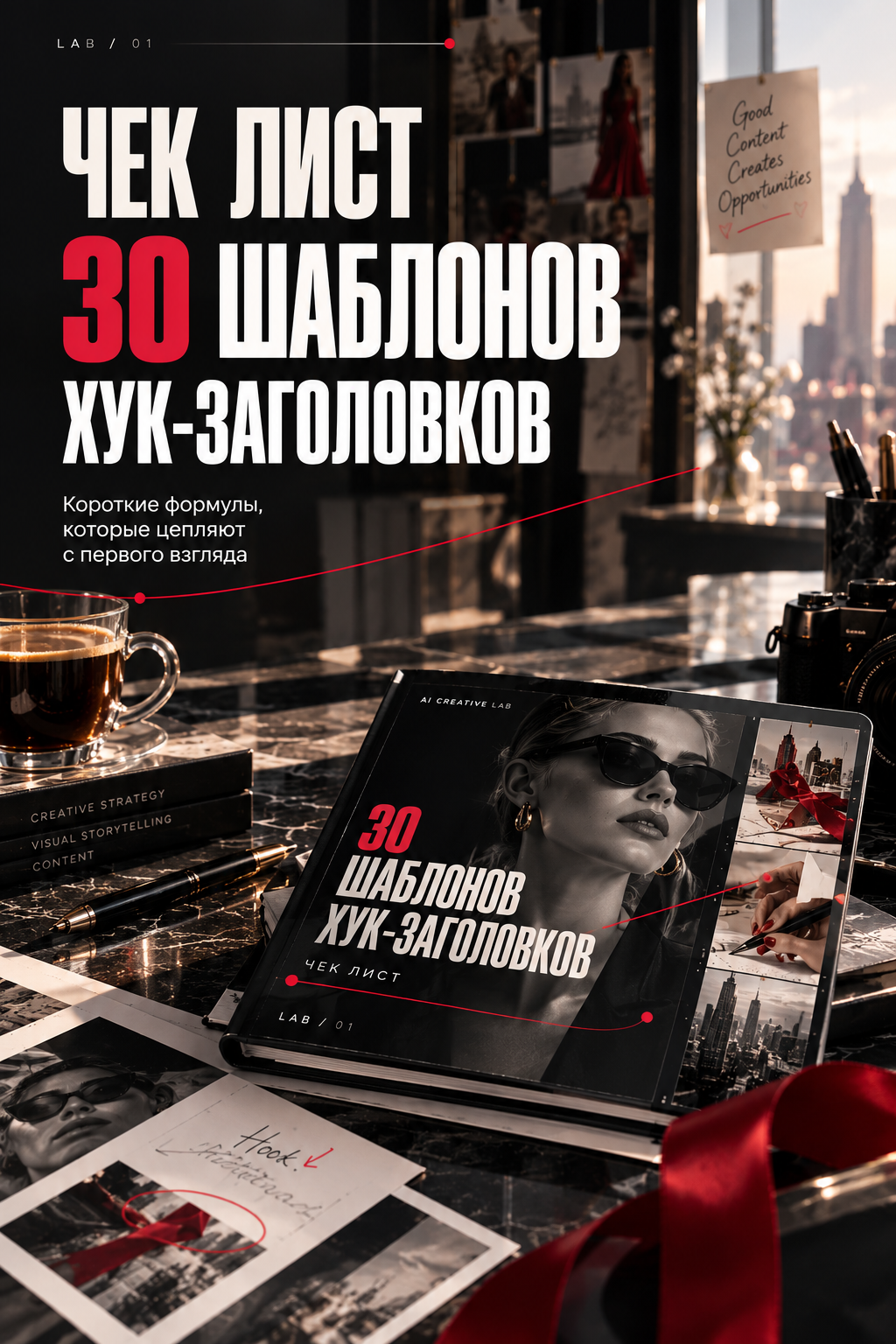 Чек лист 30 шаблонов ХУК-заголовков