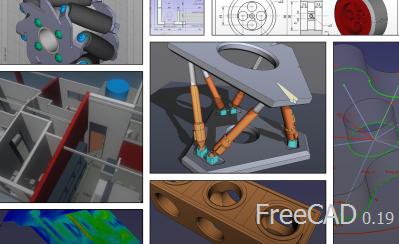 Заставка FreeCAD 0.19